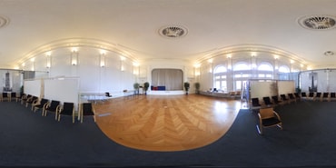 360° Bild Weißer Saal