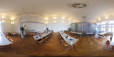 360° Bild Weißer Saal